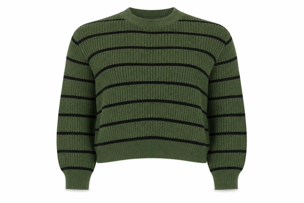 Womens UK Size S CIDER Green Pullover Jumper