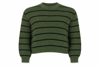 Womens UK Size S CIDER Green Pullover Jumper