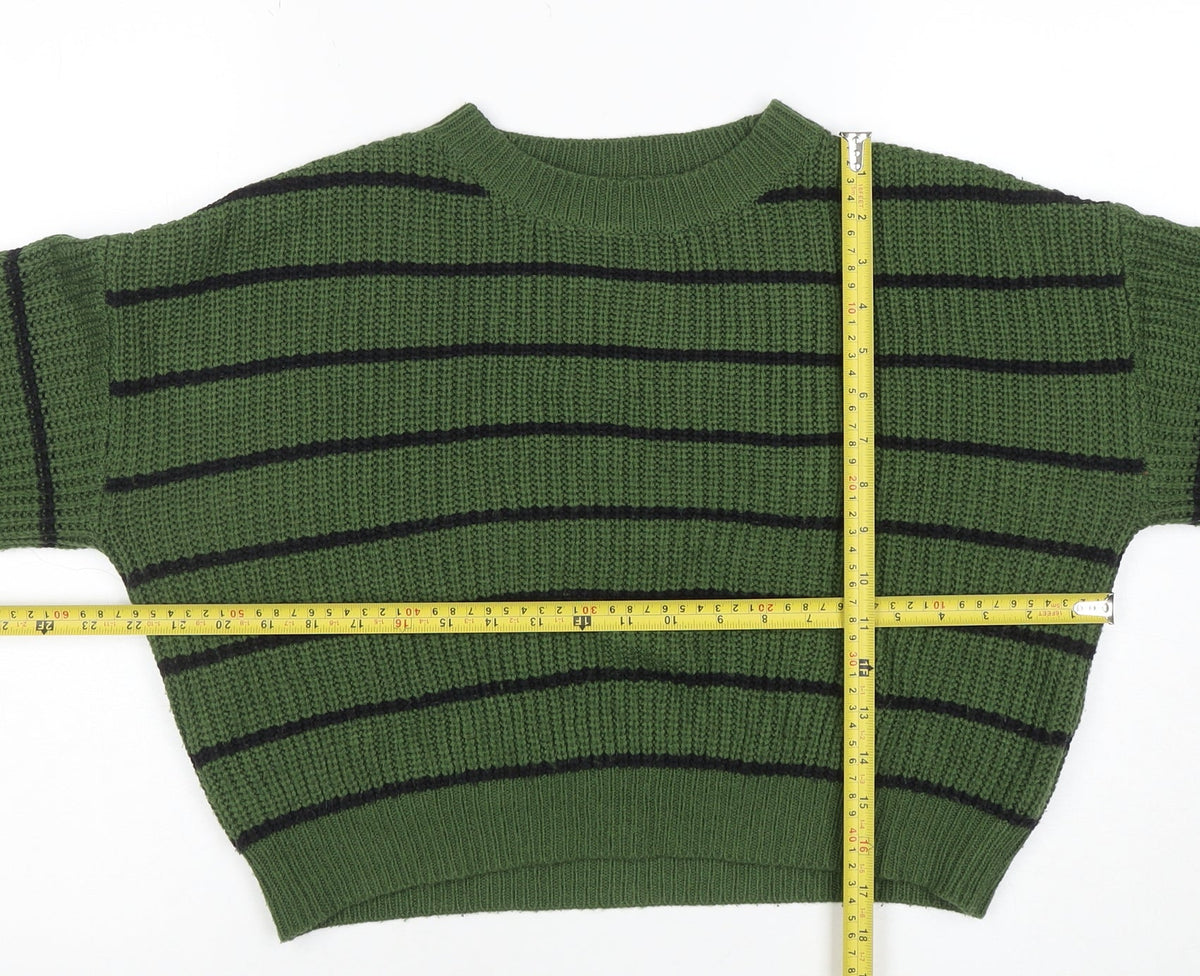Womens UK Size S CIDER Green Pullover Jumper