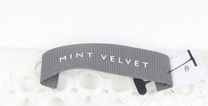 Womens UK Size 8 Mint Velvet Grey Pullover Jumper