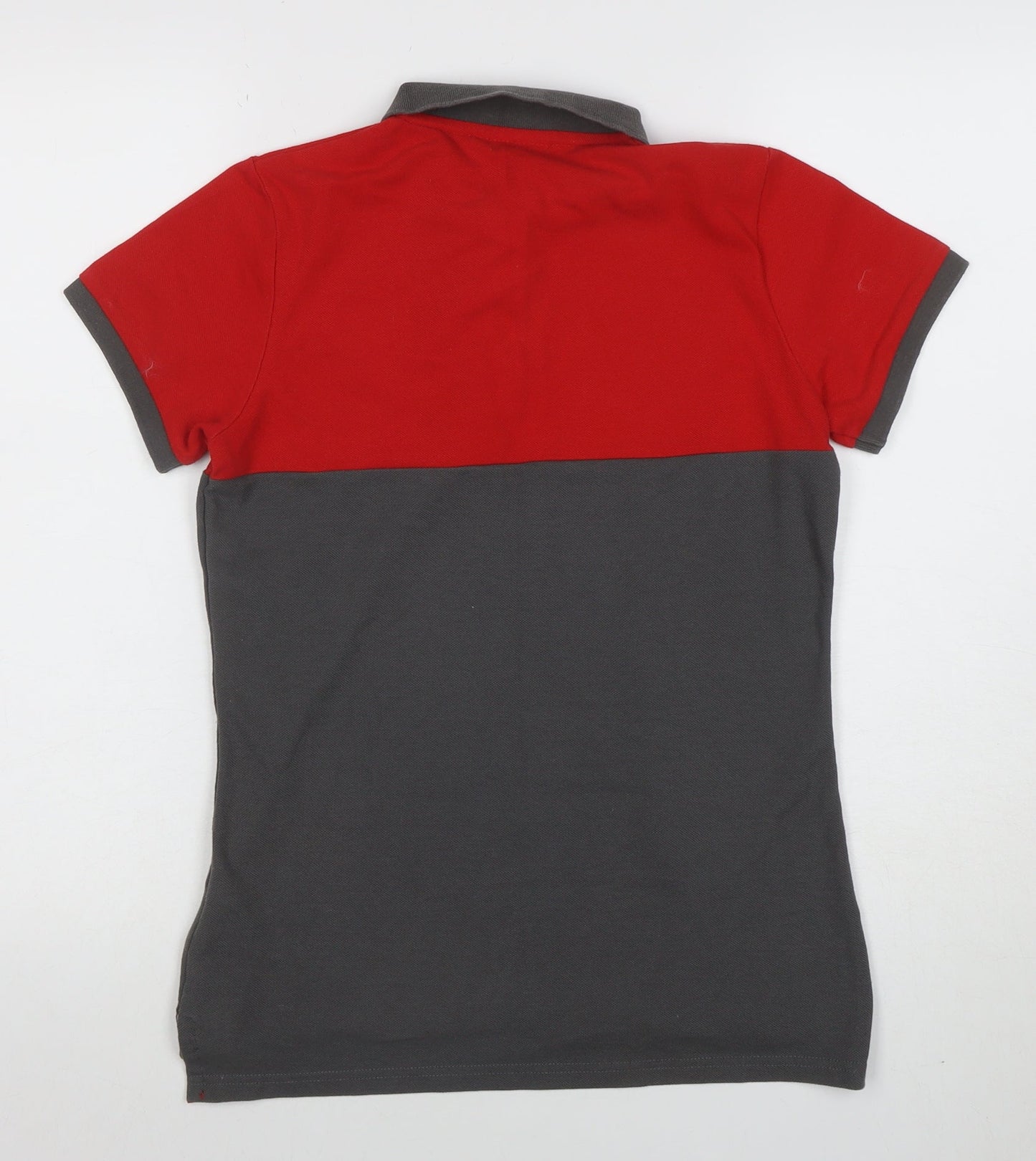 Womens UK Size 10 Team England Red Basic Polo