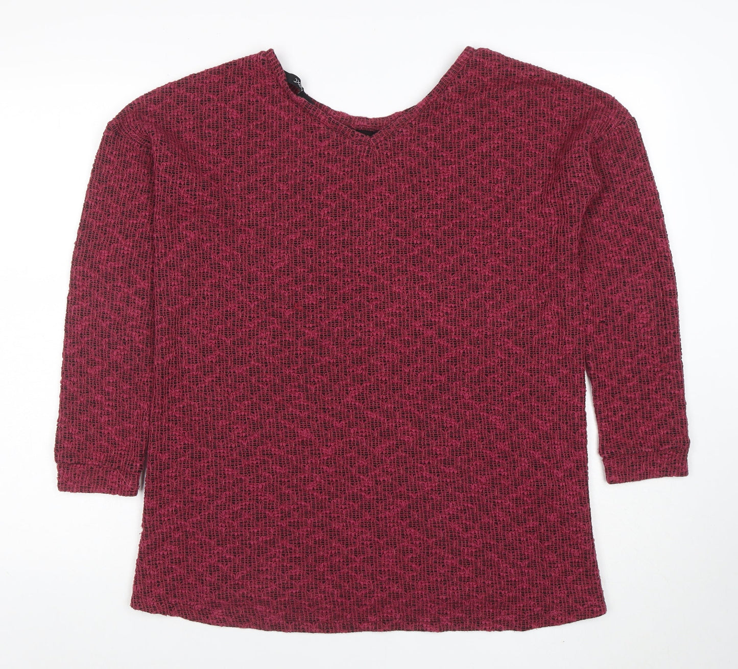 Womens UK Size 12 NEXT Red Tunic Jumper