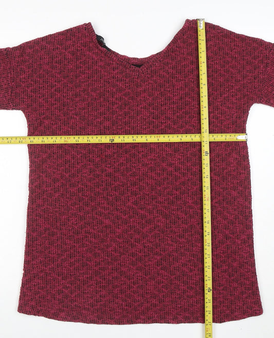 Womens UK Size 12 NEXT Red Tunic Jumper