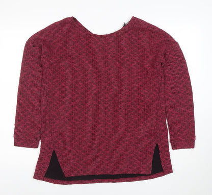 Womens UK Size 12 NEXT Red Tunic Jumper