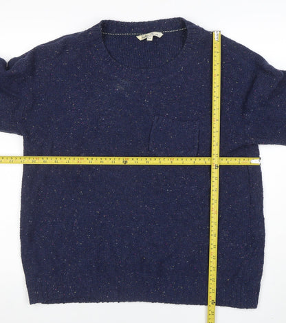Womens UK Size 16 Fat Face Blue Pullover Jumper