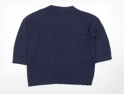 Womens UK Size 16 Fat Face Blue Pullover Jumper