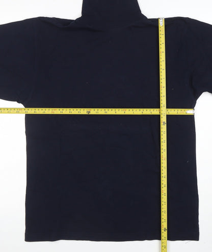 Womens UK Size S Jumpers Blue Basic T-Shirt