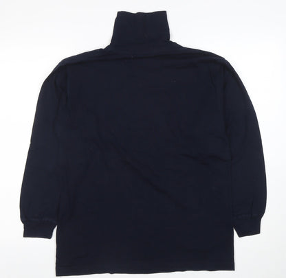 Womens UK Size S Jumpers Blue Basic T-Shirt
