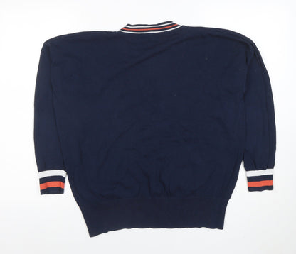 Womens UK Size M Marks and Spencer Blue Pullover Jumper