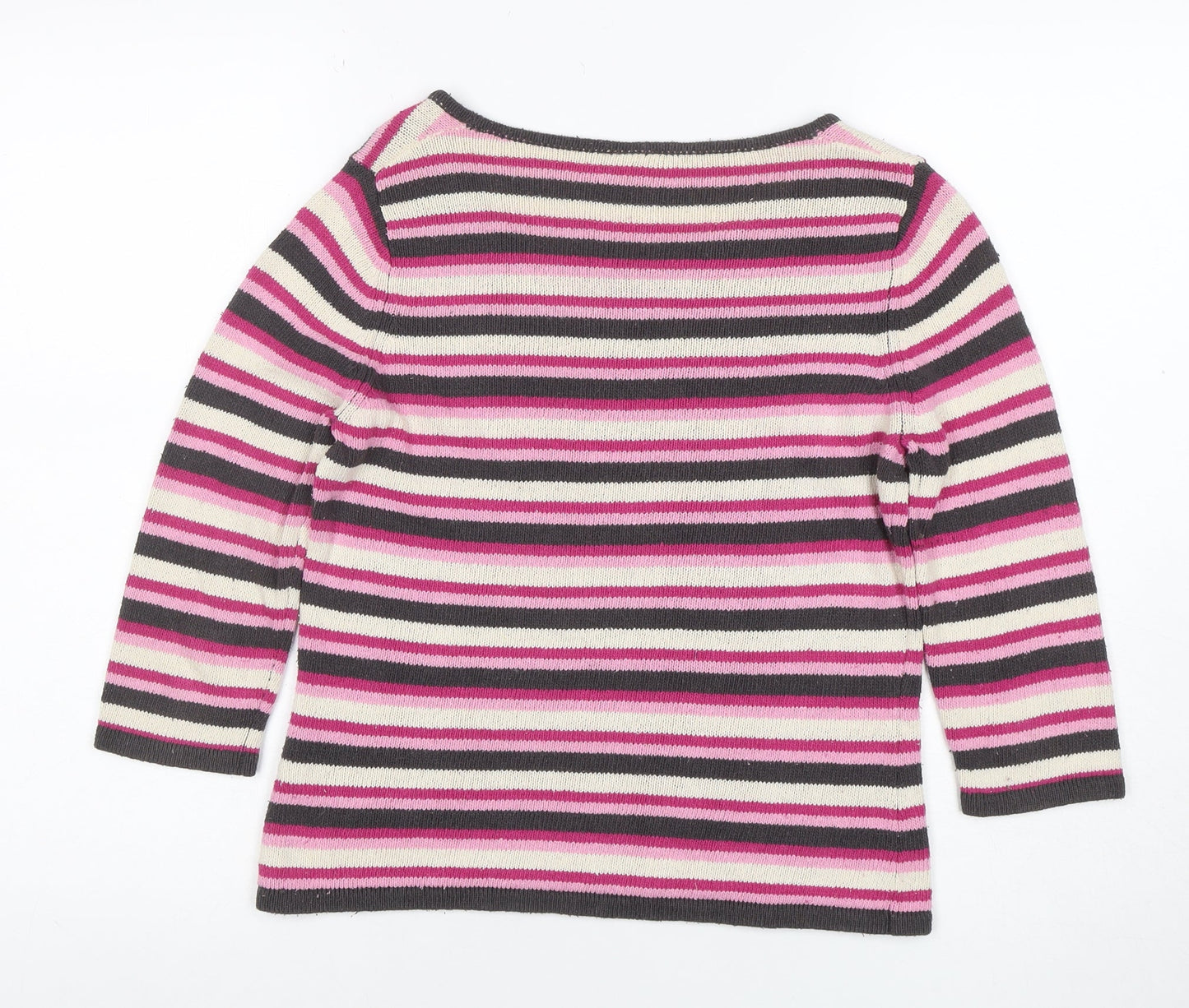Womens UK Size 10 Minuet Multicoloured Pullover Jumper