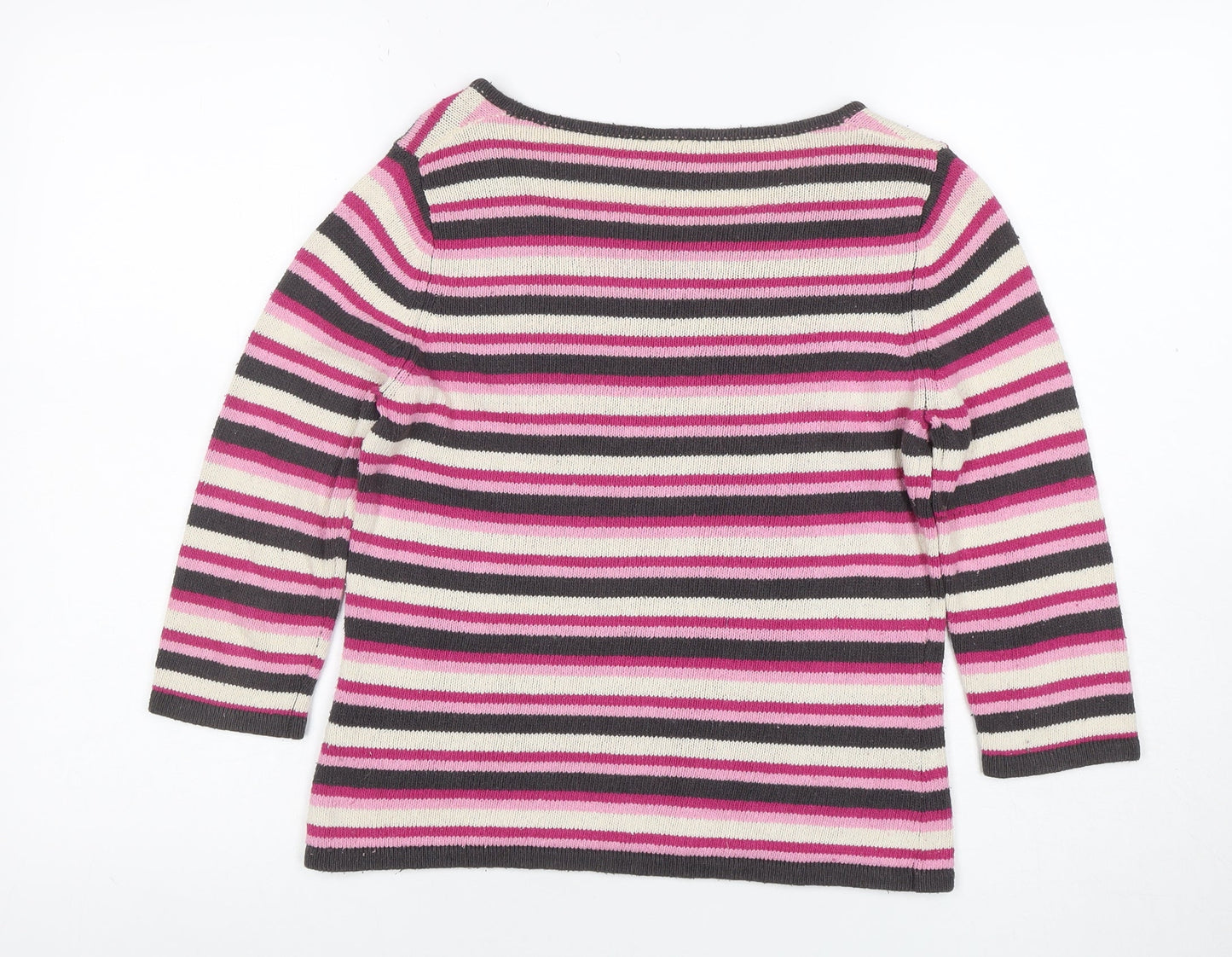 Womens UK Size 10 Minuet Multicoloured Pullover Jumper