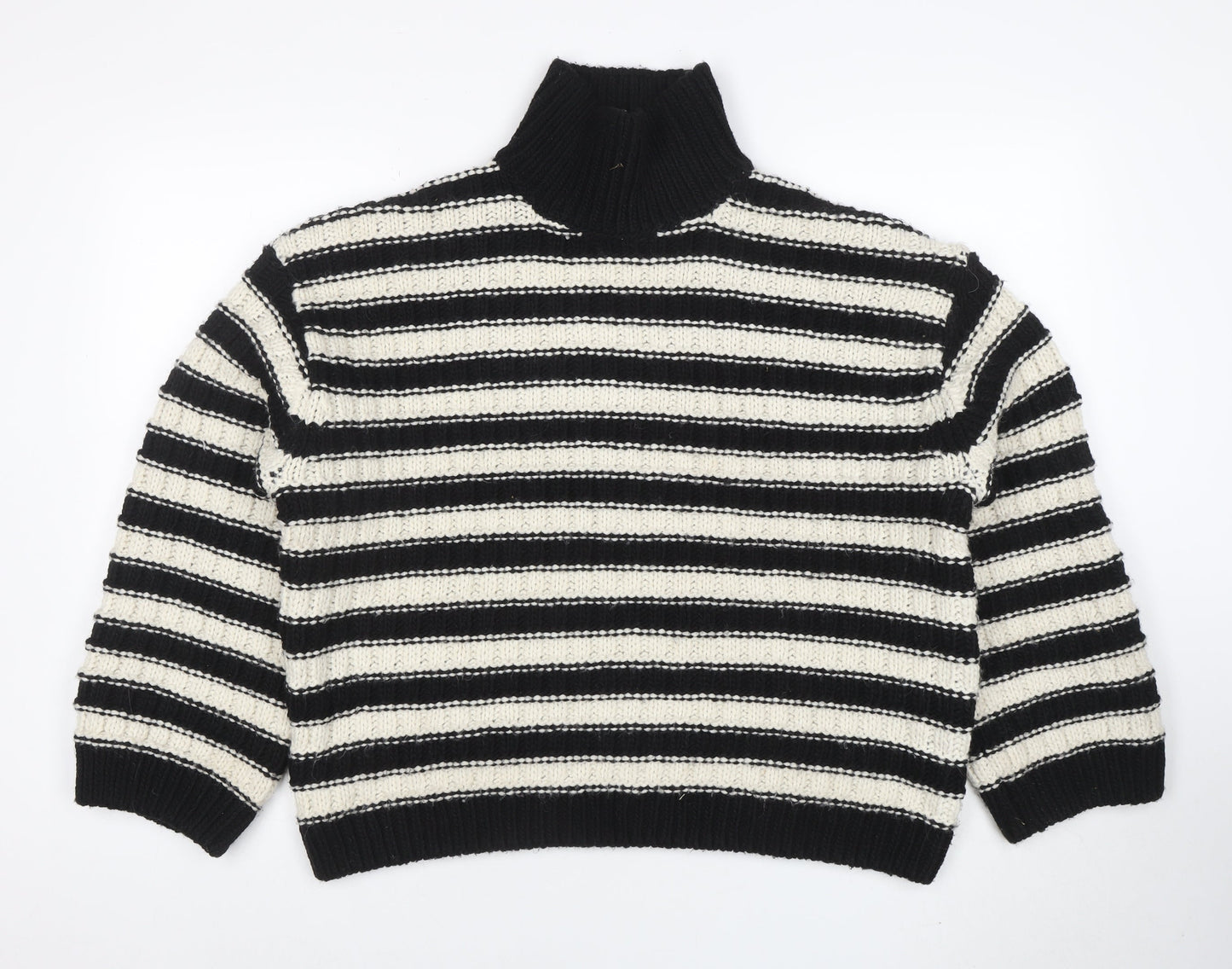 Womens UK Size L H&M Black Pullover Jumper