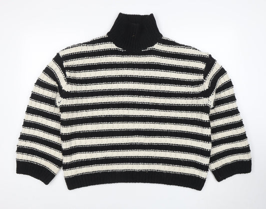 Womens UK Size L H&M Black Pullover Jumper
