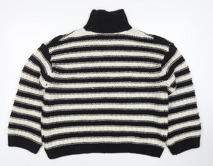 Womens UK Size L H&M Black Pullover Jumper