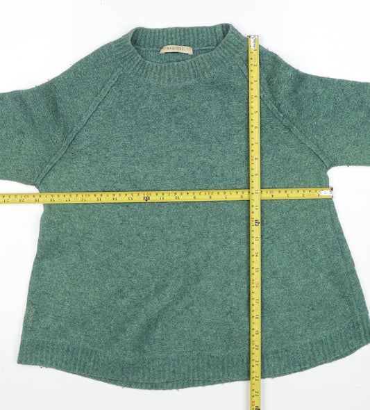 Womens UK Size S Ragdoll Los Angeles Green Pullover Jumper