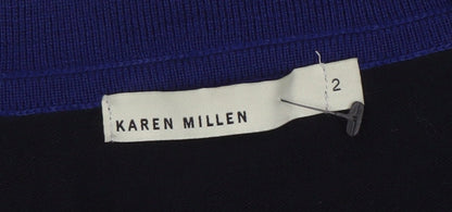 Karen Millen Women's Multicoloured Size 10 Knit Cardigan