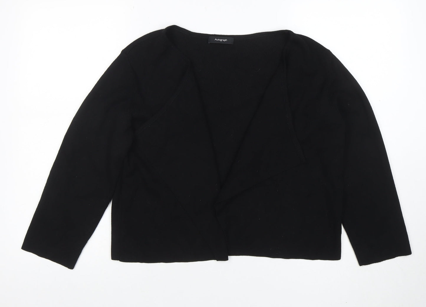 Womens UK Size 10 Marks and Spencer Black Cardigan Jumper