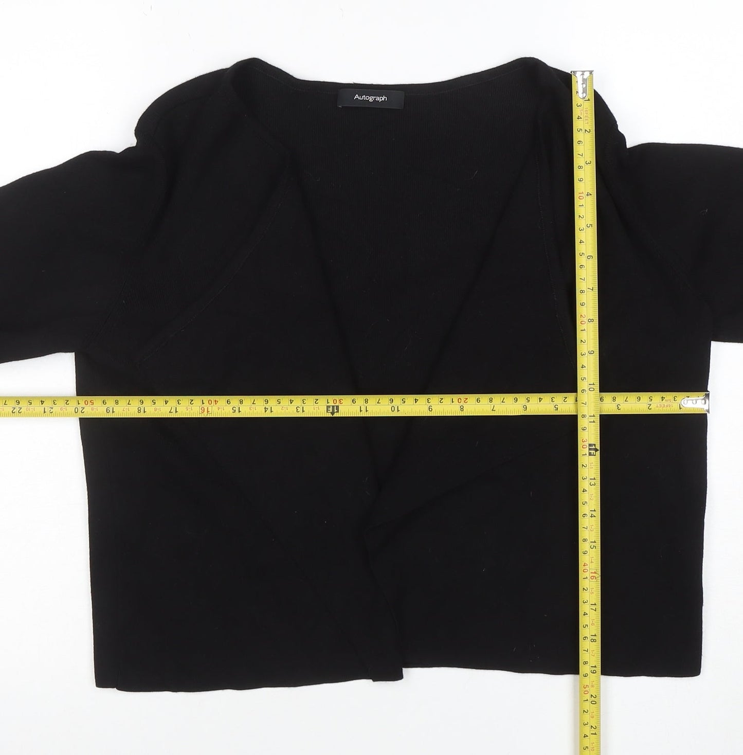 Womens UK Size 10 Marks and Spencer Black Cardigan Jumper