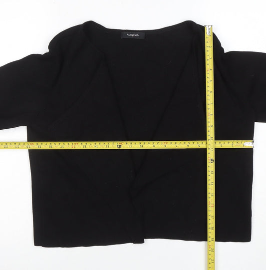 Womens UK Size 10 Marks and Spencer Black Cardigan Jumper