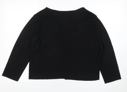 Womens UK Size 10 Marks and Spencer Black Cardigan Jumper