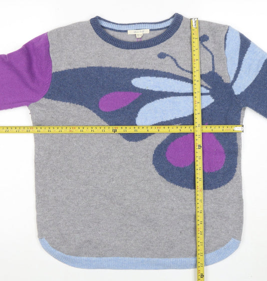 Womens UK Size 10 White Stuff Grey Pullover Jumper