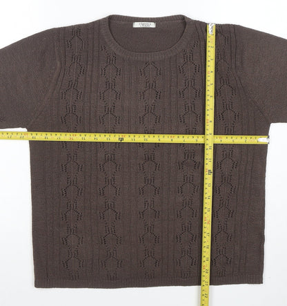 Womens UK Size M Berkertex Brown Pullover Jumper