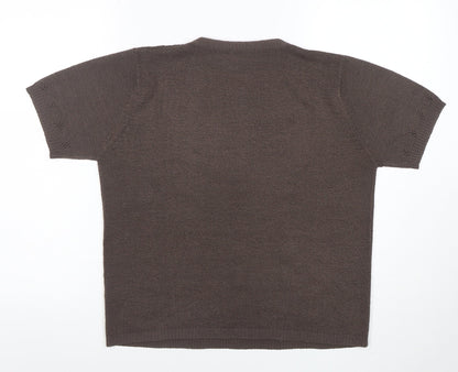 Womens UK Size M Berkertex Brown Pullover Jumper