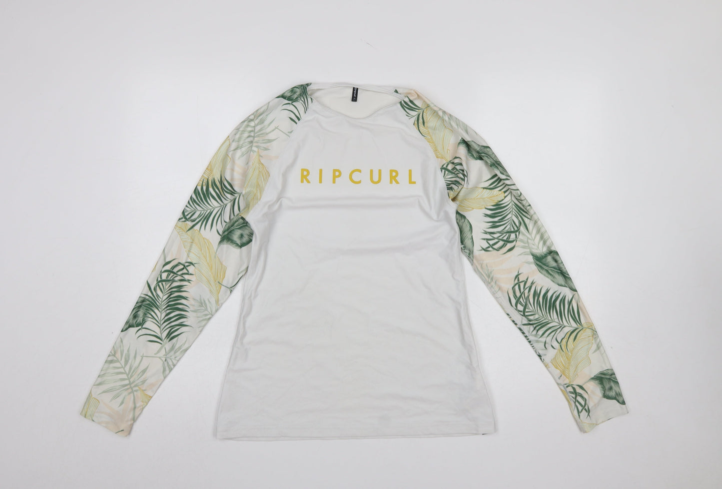 Womens UK Size 14 RIP CURL White Basic T-Shirt