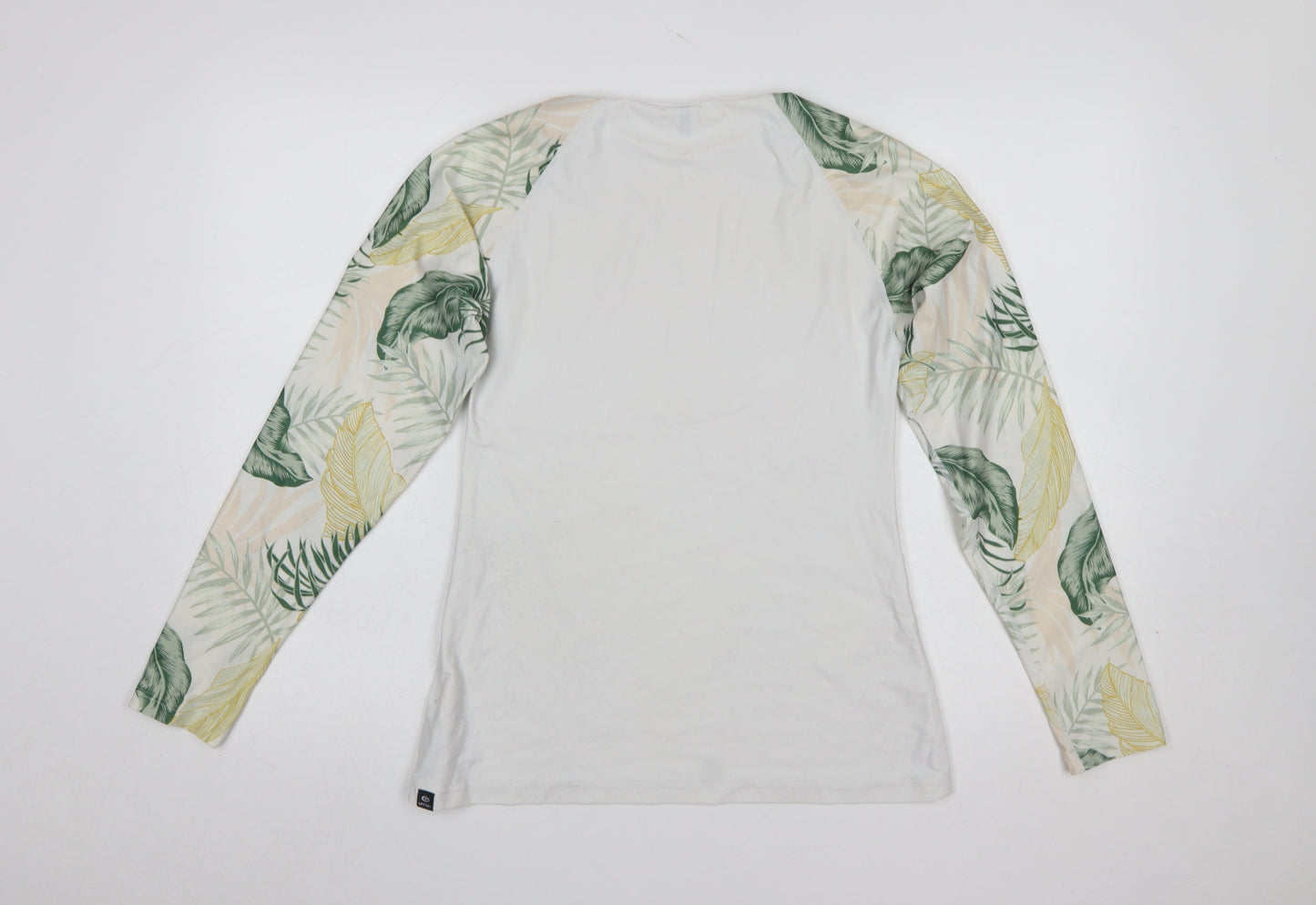 Womens UK Size 14 RIP CURL White Basic T-Shirt
