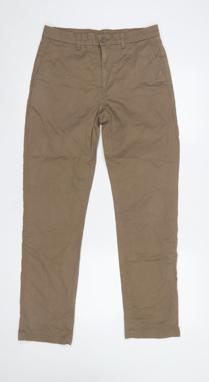 Mens UK Size 30 in Dunnes Stores Regular Fit Chino Beige Trousers