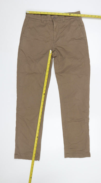 Mens UK Size 30 in Dunnes Stores Regular Fit Chino Beige Trousers
