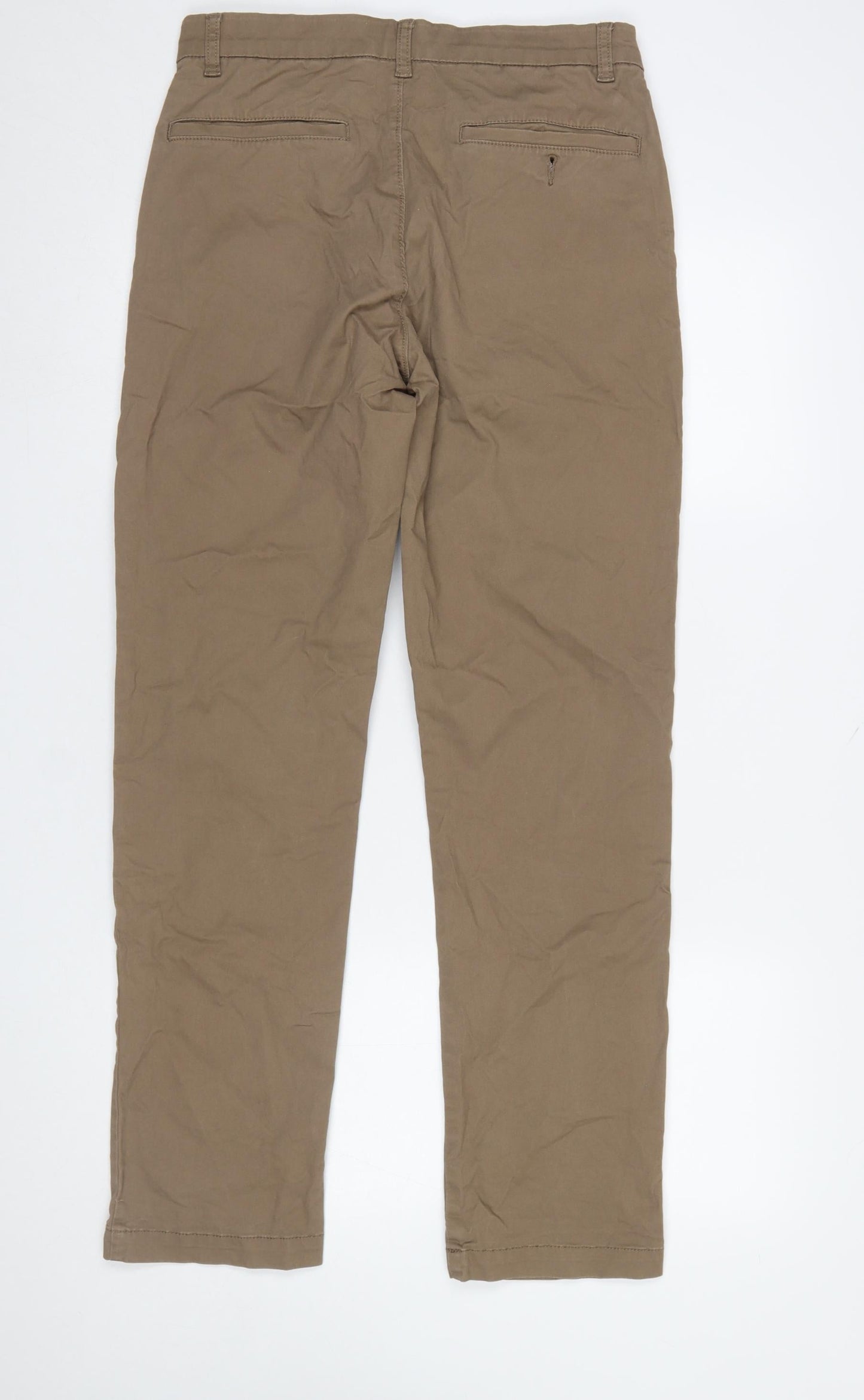 Mens UK Size 30 in Dunnes Stores Regular Fit Chino Beige Trousers