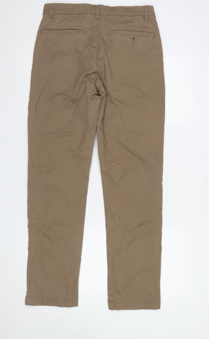 Mens UK Size 30 in Dunnes Stores Regular Fit Chino Beige Trousers