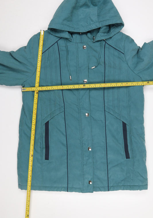 Womens UK Size XL Anna Rose Blue Parka Coat