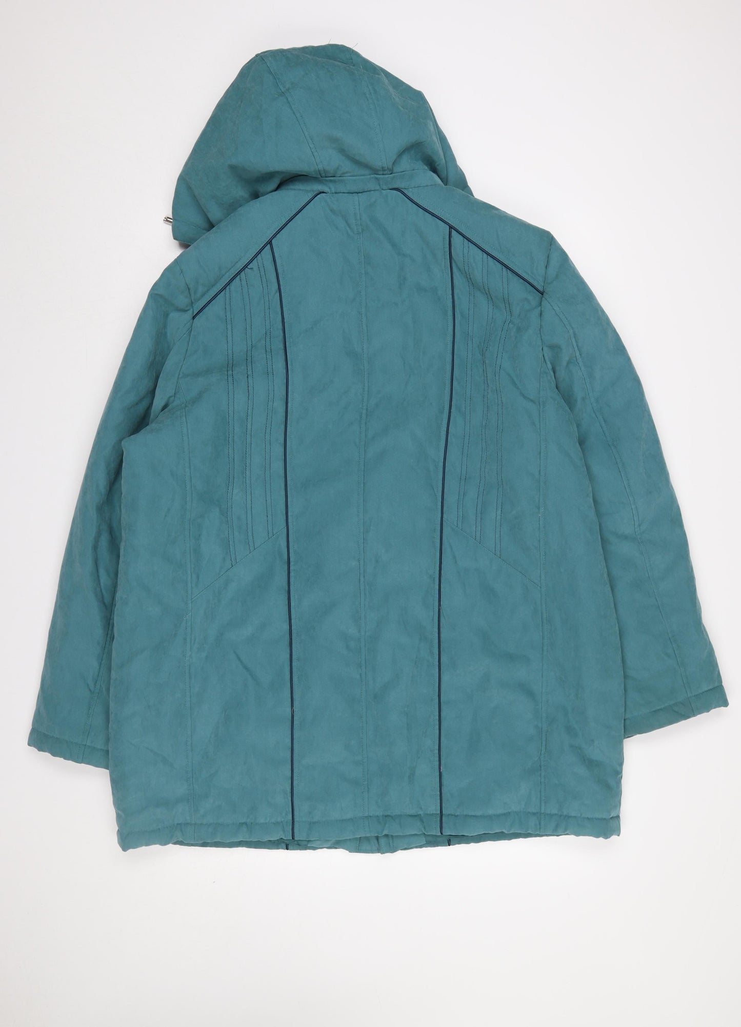 Womens UK Size XL Anna Rose Blue Parka Coat