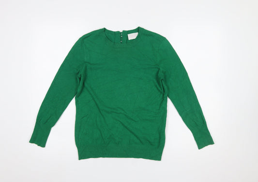 Womens UK Size S Savida Green Pullover Jumper
