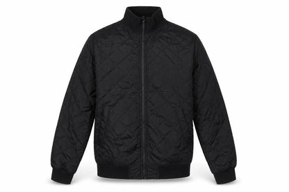 Mens UK Size L French Connection Black Quilted Coat