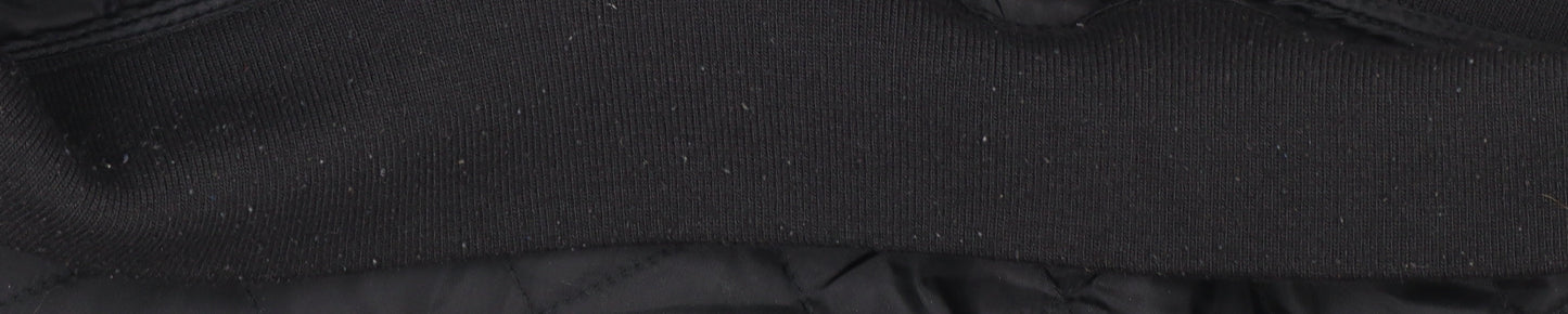 Mens UK Size L French Connection Black Quilted Coat