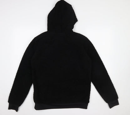 Crane Boys Black Hoodie 15-16 Years Pullover Fleece Outdoor Design