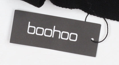 Womens UK Size S Boohoo Black Cardigan Jumper