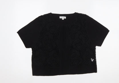 Womens UK Size L Fay Louise Black Cardigan Jumper