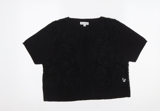 Womens UK Size L Fay Louise Black Cardigan Jumper