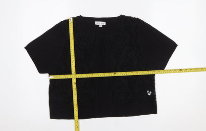 Womens UK Size L Fay Louise Black Cardigan Jumper