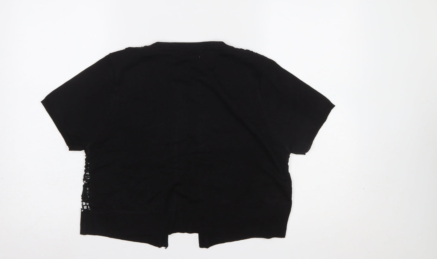 Womens UK Size L Fay Louise Black Cardigan Jumper