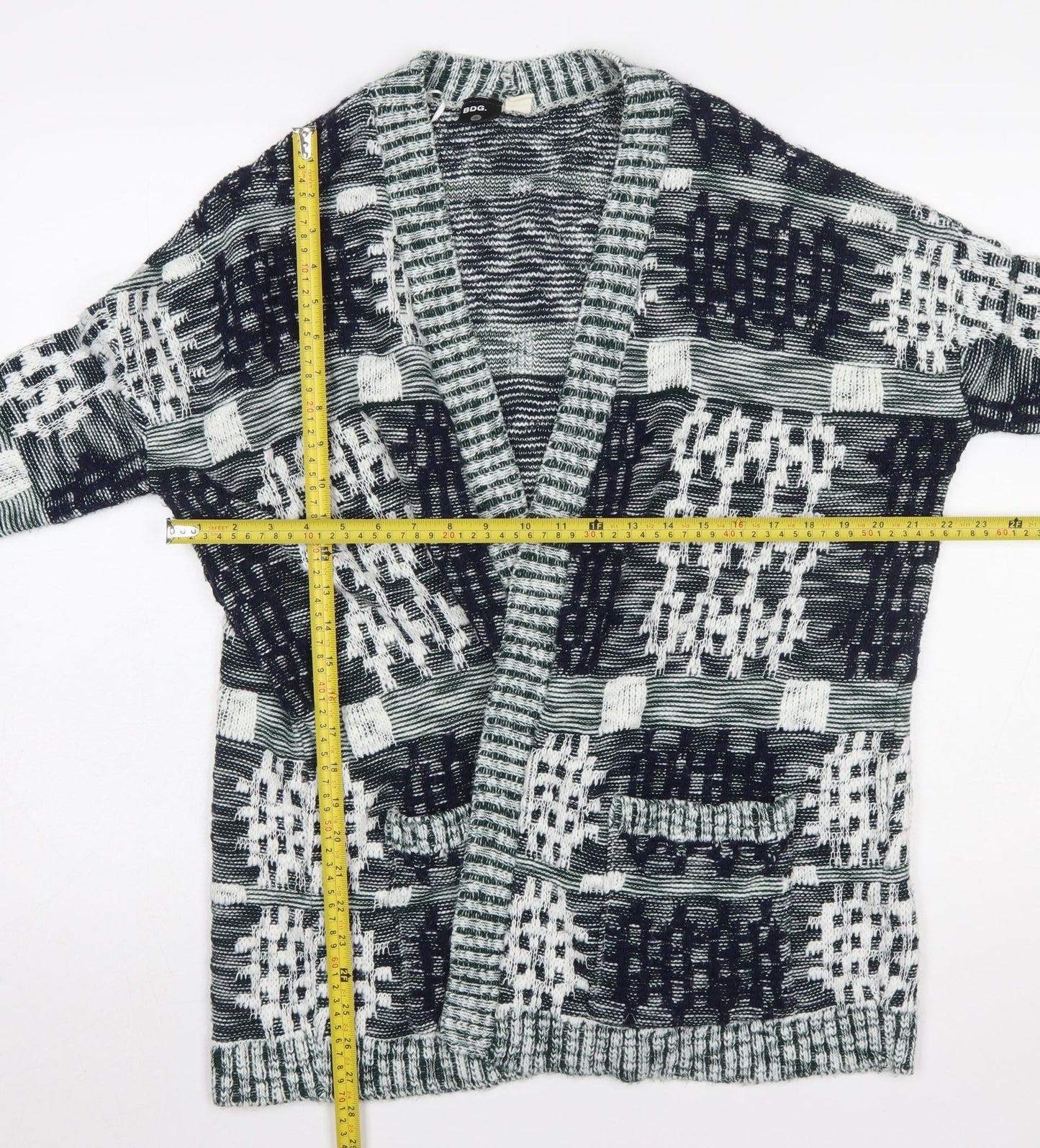 Womens UK Size S BDG Multicoloured Cardigan Jumper