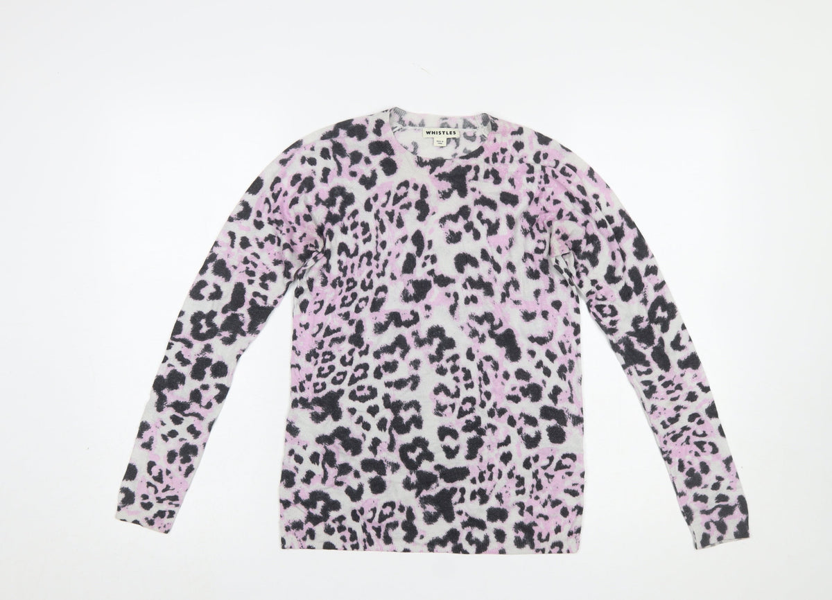 Womens UK Size 8 Whistles Multicoloured Pullover Jumper