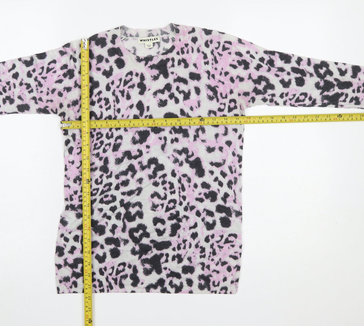Womens UK Size 8 Whistles Multicoloured Pullover Jumper