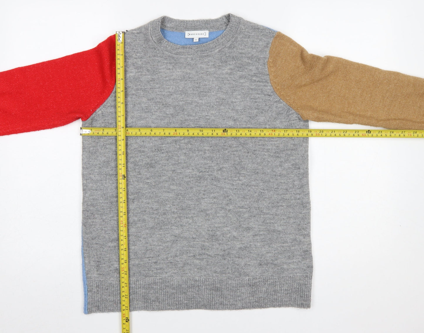 Womens UK Size 10 Warehouse Multicoloured Pullover Jumper