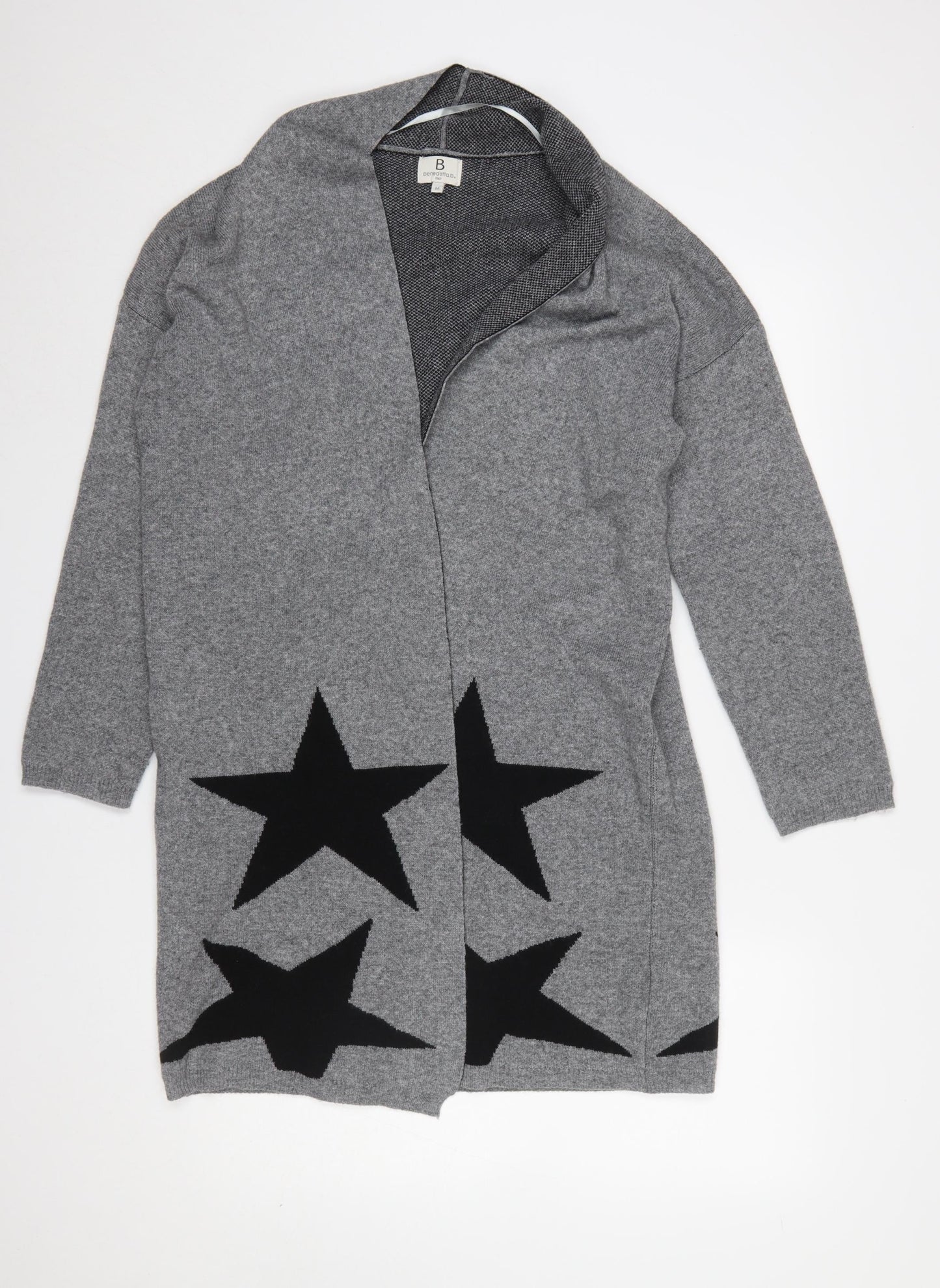 Womens UK Size M benedetta.b Grey Cardigan Jumper
