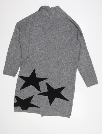 Womens UK Size M benedetta.b Grey Cardigan Jumper